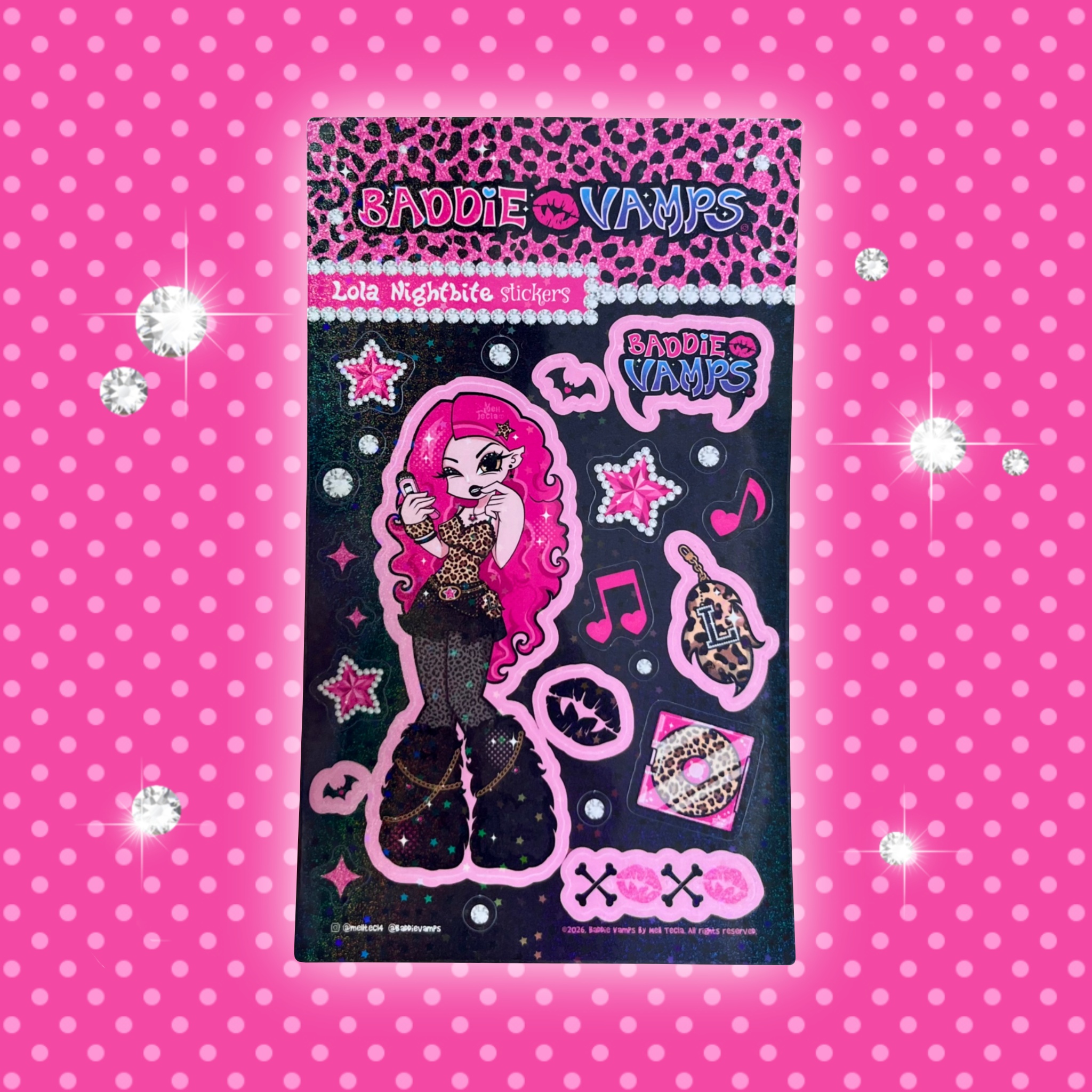 Lola Night Sticker Sheet ❤︎