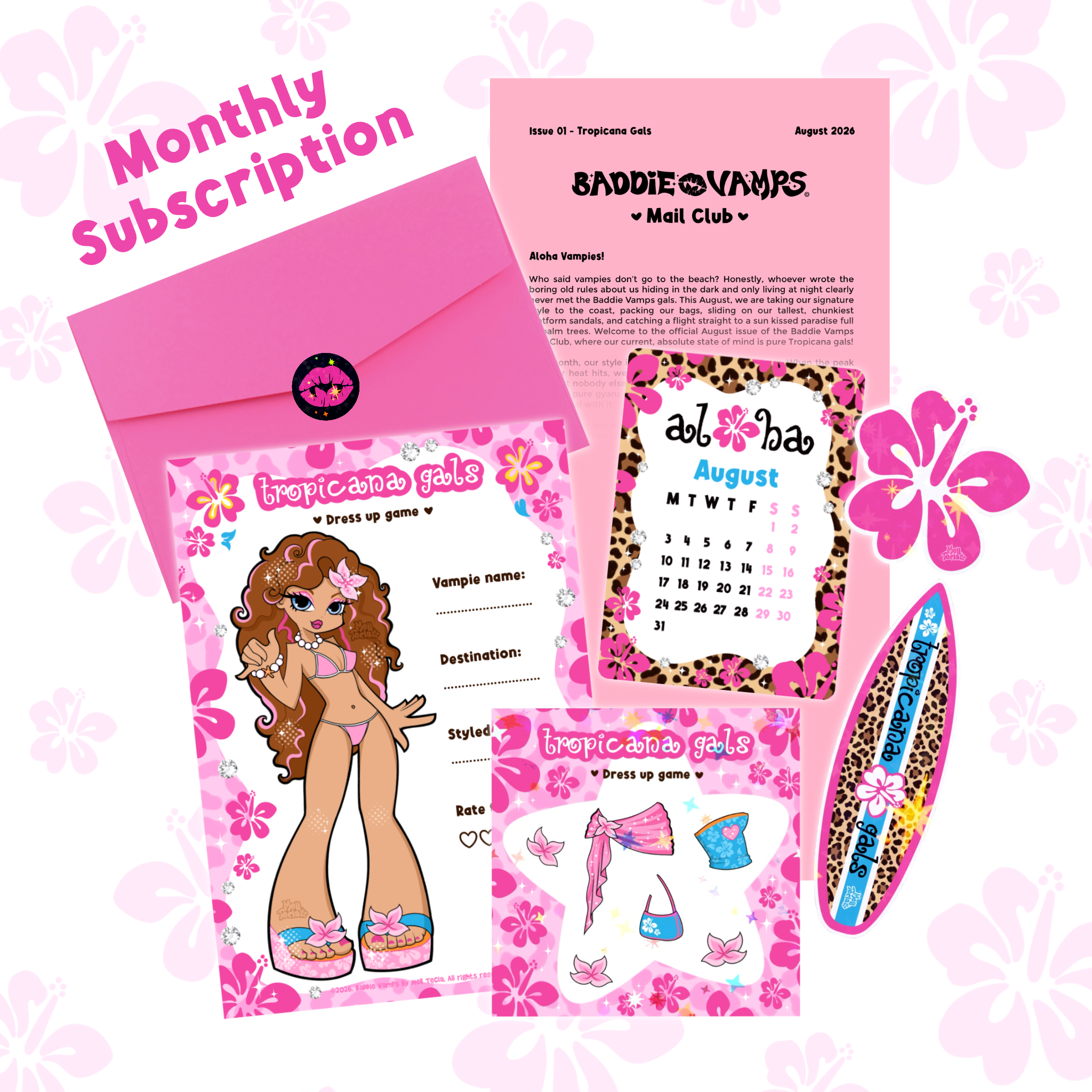 Baddie Vamps Mail Club - Monthly Subscription