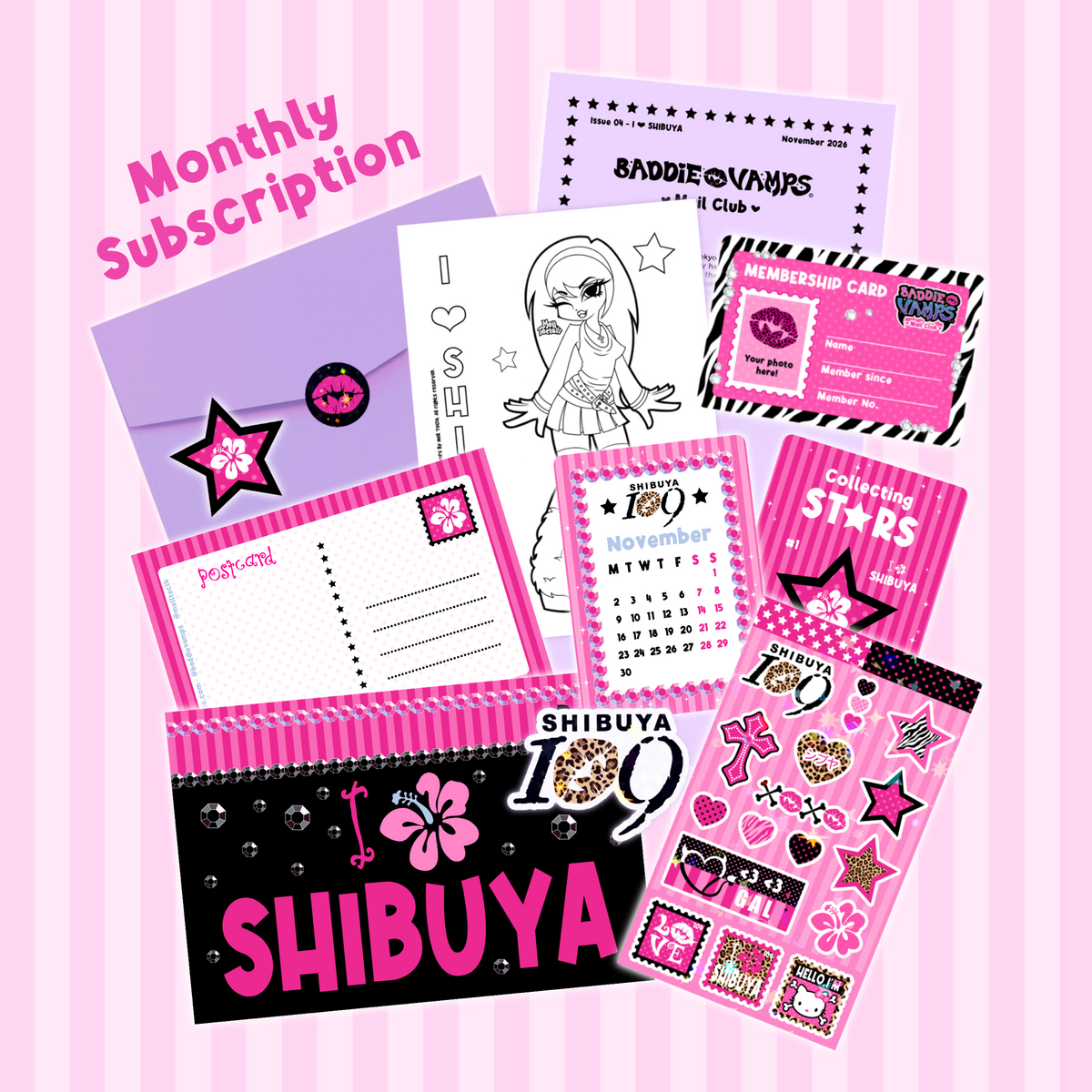 Baddie Vamps Mail Club - Monthly Subscription