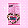 Leopard Heart Plush Keychain ❤︎