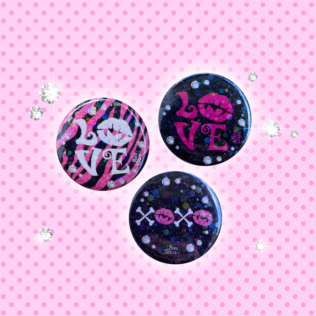 Baddie Vamps Button Pins ❤︎